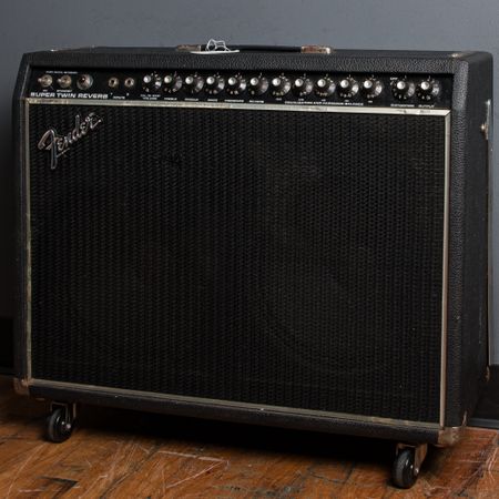 Fender Super Twin Reverb 150w 2x12 Combo 1979, Black thumbnail