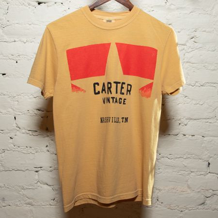 Carter Vintage Mustard Red Star Tee thumbnail