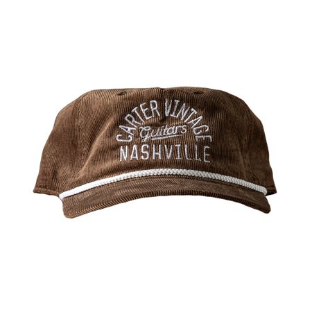 Carter Vintage Brown Rope Hat thumbnail