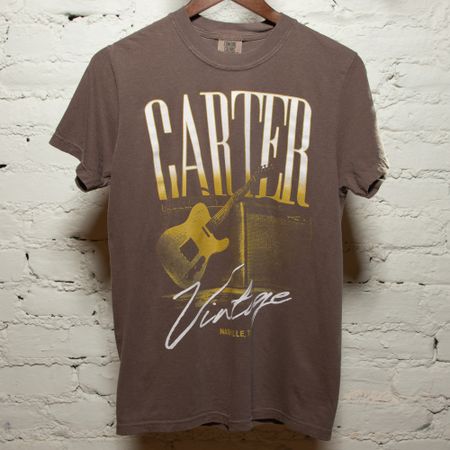 Carter Vintage Espresso Tele and Amp Tee thumbnail