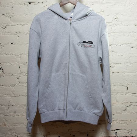 Carter Vintage Grey Classic Zip Up Hoodie thumbnail