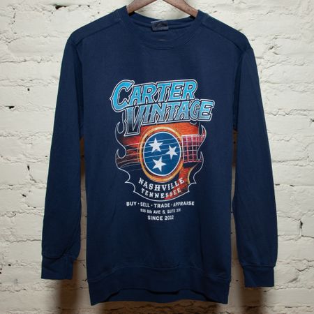 Carter Vintage Navy Tri Star Crewneck thumbnail