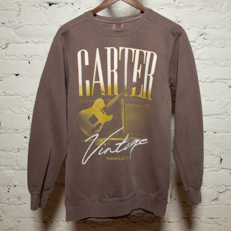 Carter Vintage Espresso Tele and Amp Crewneck thumbnail
