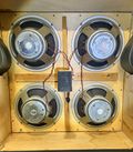 Marshall 1960A 4x12 Slant Cabinet Checkerboard 1971, Black — thumbnail 4 of 7