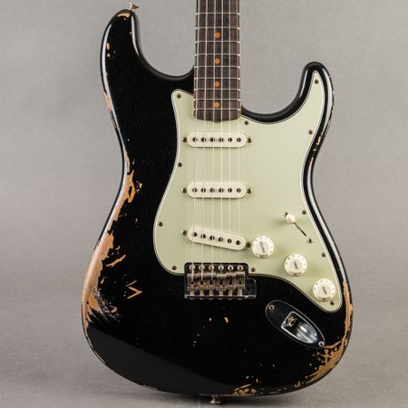 Fender '60 CS Stratocaster Heavy Relic "Time Machine" 2021, Black thumbnail
