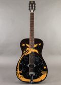 Dobro Duolian "Hula Blues" 1999, Palm Tree Stencil — thumbnail 5 of 9