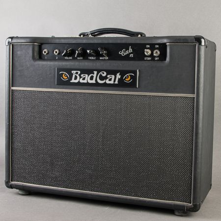 Bad Cat Cub 15 2x10 Combo Sampson Era w/ Road Case 2001, Black thumbnail