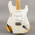 Fender Custom Shop '56 Stratocaster Heavy Relic 2022, Olympic White over Sunburst — thumbnail 1 of 10