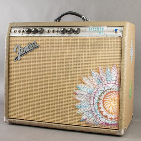 Fender Bassman AB165 Drip-Edge Black Line Custom 1x12 Combo 1968, Brown thumbnail