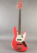 Fender Custom Shop Jazz Bass 2010, Fiesta Red Relic — thumbnail 5 of 9