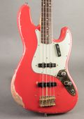 Fender Custom Shop Jazz Bass 2010, Fiesta Red Relic — thumbnail 3 of 9