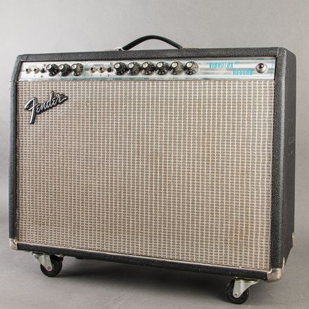Fender Vibrolux Reverb Owned By John Bohlinger 1973, Black thumbnail