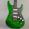 Fender Custom Shop WW10 Artisan Flame Stratocaster 2024, Translucent Green — thumbnail 1 of 9
