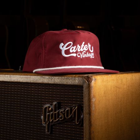 Carter Vintage Red Rope Hat thumbnail