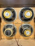 Marshall 1960B 4x12 Checkerboard Straight Cab 100w 1974, Black — thumbnail 4 of 6