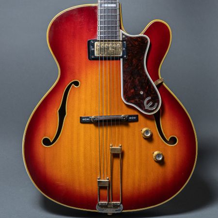 Norman's Rare Guitars - Epiphone DeLuxe Custom 1964, Cherry