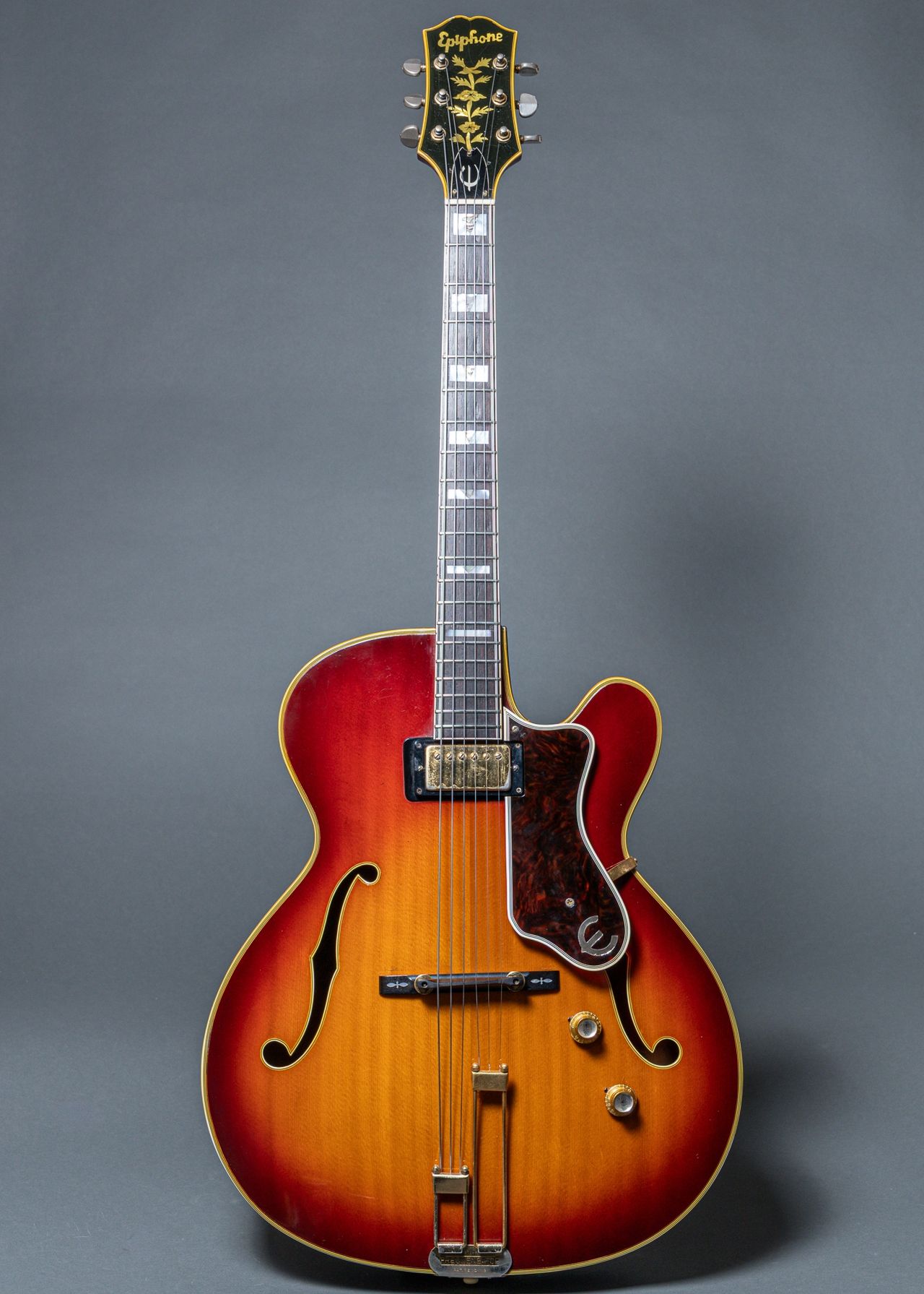 Norman's Rare Guitars - Epiphone DeLuxe Custom 1964, Cherry